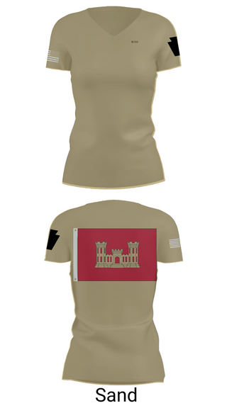 Womens Short Sleeve Vneck Shirt, B 103 EN BN, National Guard, Teamtime, Team time, sublimation, custom sports apparel, team uniforms, spirit wear, spiritwear, sports uniforms, custom shirts, team store, custom team store, fundraiser sports, apparel fundraiser