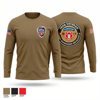 Long Sleeve Performance Shirt, 20th Airborne Engineer, Army, Teamtime, Team time, sublimation, custom sports apparel, team uniforms, spirit wear, spiritwear, sports uniforms, custom shirts, team store, custom team store, fundraiser sports, apparel fundraiser