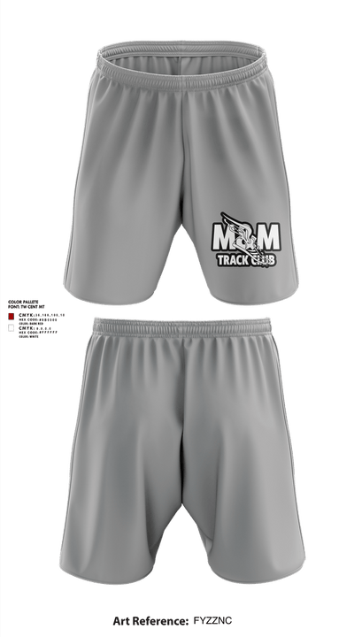 M & M Track Club-Greenville, Texas 27581032 Athletic Shorts With Pockets - 2
