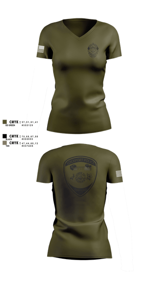 Womens Short Sleeve Vneck Shirt, Lockport Police Department, Police, Teamtime, Team time, sublimation, custom sports apparel, team uniforms, spirit wear, spiritwear, sports uniforms, custom shirts, team store, custom team store, fundraiser sports, apparel fundraiser