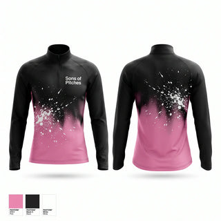 Quarter Zip Jacket, Sons of Pitches, Softball, Teamtime, Team time, sublimation, custom sports apparel, team uniforms, spirit wear, spiritwear, sports uniforms, custom shirts, team store, custom team store, fundraiser sports, apparel fundraiser