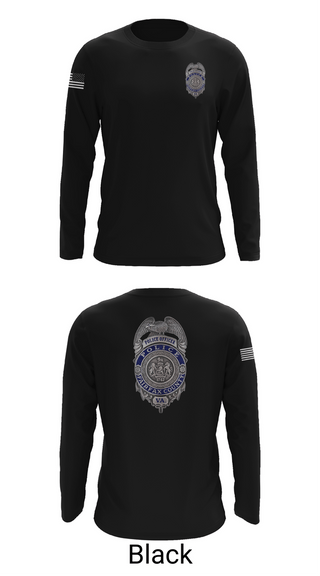 Long Sleeve Performance Shirt, Reston Midnights B Squad, Police, Teamtime, Team time, sublimation, custom sports apparel, team uniforms, spirit wear, spiritwear, sports uniforms, custom shirts, team store, custom team store, fundraiser sports, apparel fundraiser