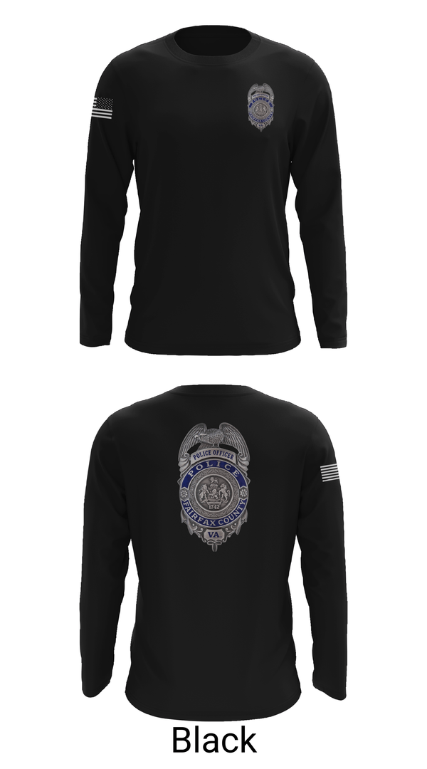 Long Sleeve Performance Shirt, Reston Midnights B Squad, Police, Teamtime, Team time, sublimation, custom sports apparel, team uniforms, spirit wear, spiritwear, sports uniforms, custom shirts, team store, custom team store, fundraiser sports, apparel fundraiser