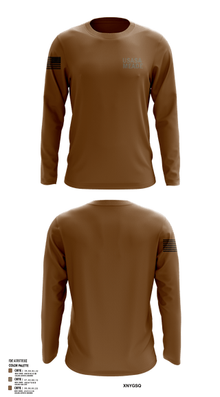 Long Sleeve Performance Shirt, USASA Meade, Army, Teamtime, Team time, sublimation, custom sports apparel, team uniforms, spirit wear, spiritwear, sports uniforms, custom shirts, team store, custom team store, fundraiser sports, apparel fundraiser