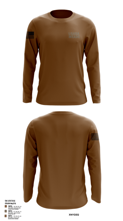 USASA Meade 16619506 Long Sleeve Performance Shirt - 1