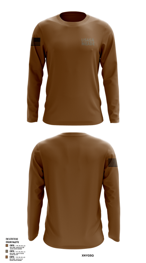 Long Sleeve Performance Shirt, USASA Meade, Army, Teamtime, Team time, sublimation, custom sports apparel, team uniforms, spirit wear, spiritwear, sports uniforms, custom shirts, team store, custom team store, fundraiser sports, apparel fundraiser