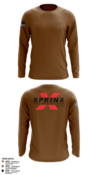 Long Sleeve Performance Shirt, SPRINX FIRE PROTECTION, , Teamtime, Team time, sublimation, custom sports apparel, team uniforms, spirit wear, spiritwear, sports uniforms, custom shirts, team store, custom team store, fundraiser sports, apparel fundraiser