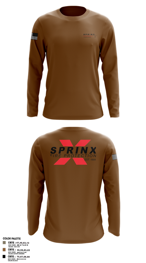 Long Sleeve Performance Shirt, SPRINX FIRE PROTECTION, , Teamtime, Team time, sublimation, custom sports apparel, team uniforms, spirit wear, spiritwear, sports uniforms, custom shirts, team store, custom team store, fundraiser sports, apparel fundraiser