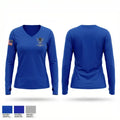 Palo Verde AFJROTC 74691346 Women's Long Sleeve V-neck Shirt - 1