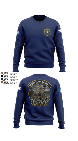 Crew Neck Sweatshirt, Louisiana State Guard, Army, Teamtime, Team time, sublimation, custom sports apparel, team uniforms, spirit wear, spiritwear, sports uniforms, custom shirts, team store, custom team store, fundraiser sports, apparel fundraiser