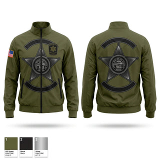 Windbreaker, Crawford county Kansas detectives, Police, Teamtime, Team time, sublimation, custom sports apparel, team uniforms, spirit wear, spiritwear, sports uniforms, custom shirts, team store, custom team store, fundraiser sports, apparel fundraiser