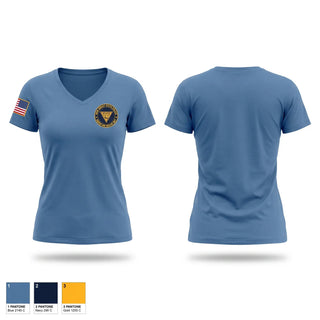 Womens Short Sleeve Vneck Shirt, NJSP Search and Rescue, Police, Teamtime, Team time, sublimation, custom sports apparel, team uniforms, spirit wear, spiritwear, sports uniforms, custom shirts, team store, custom team store, fundraiser sports, apparel fundraiser
