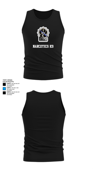 Tank Top, Narcotics K9, , Teamtime, Team time, sublimation, custom sports apparel, team uniforms, spirit wear, spiritwear, sports uniforms, custom shirts, team store, custom team store, fundraiser sports, apparel fundraiser