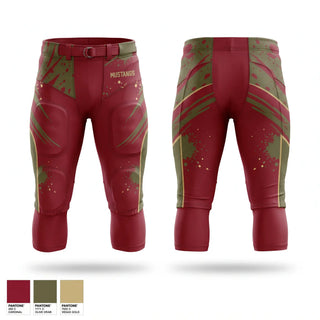 Football Pants, Mustangs, , Teamtime, Team time, sublimation, custom sports apparel, team uniforms, spirit wear, spiritwear, sports uniforms, custom shirts, team store, custom team store, fundraiser sports, apparel fundraiser