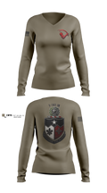 G Co. 536th BSB 80397235 Women's Long Sleeve V-neck Shirt - 102