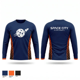 Long Sleeve Performance Shirt, Space City Pickleball, , Teamtime, Team time, sublimation, custom sports apparel, team uniforms, spirit wear, spiritwear, sports uniforms, custom shirts, team store, custom team store, fundraiser sports, apparel fundraiser