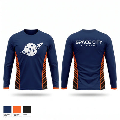 Space City Pickleball Long Sleeve Performance Shirt - 2