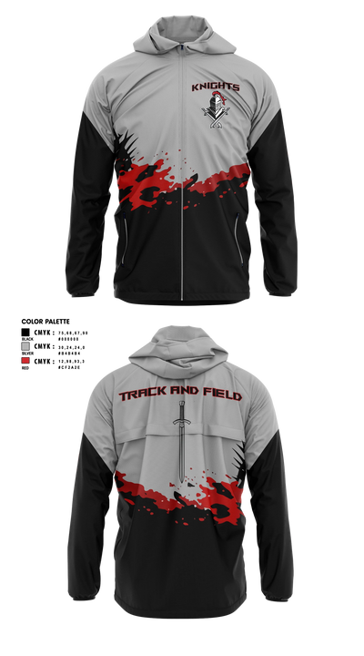 Knights Track Club 36439101 Windbreaker - 3