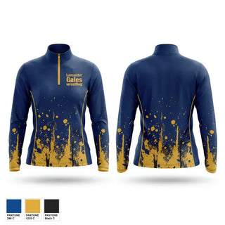 Quarter Zip Jacket, Lancaster Gales wrestling, Wrestling, Teamtime, Team time, sublimation, custom sports apparel, team uniforms, spirit wear, spiritwear, sports uniforms, custom shirts, team store, custom team store, fundraiser sports, apparel fundraiser
