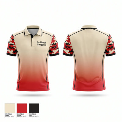 Lubbock Sluggers Short Sleeve Performance Polo - 1