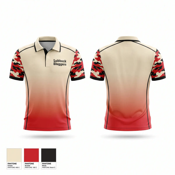 Short Sleeve Performance Polo, Lubbock Sluggers, Baseball, Teamtime, Team time, sublimation, custom sports apparel, team uniforms, spirit wear, spiritwear, sports uniforms, custom shirts, team store, custom team store, fundraiser sports, apparel fundraiser