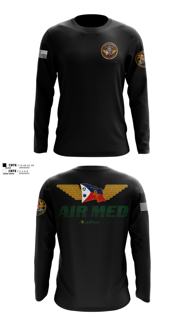 Long Sleeve Performance Shirt, Air Med 5, EMS/EMT, Teamtime, Team time, sublimation, custom sports apparel, team uniforms, spirit wear, spiritwear, sports uniforms, custom shirts, team store, custom team store, fundraiser sports, apparel fundraiser