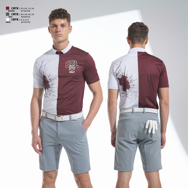 Short Sleeve Performance Polo, Bishop Conaty - Our Lady of Loretto Golf, Golf, Teamtime, Team time, sublimation, custom sports apparel, team uniforms, spirit wear, spiritwear, sports uniforms, custom shirts, team store, custom team store, fundraiser sports, apparel fundraiser