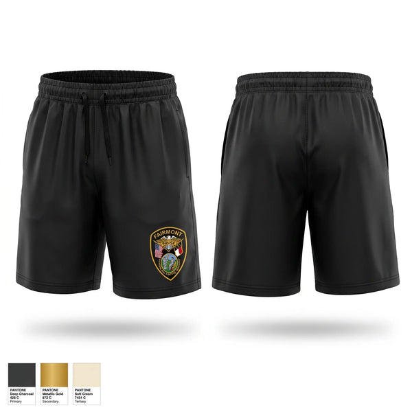 Athletic Shorts With Pockets, Fairmont Police Department, Police, Teamtime, Team time, sublimation, custom sports apparel, team uniforms, spirit wear, spiritwear, sports uniforms, custom shirts, team store, custom team store, fundraiser sports, apparel fundraiser