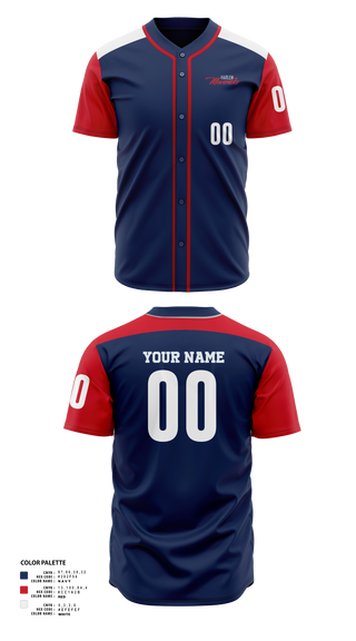 Full Button Baseball Jersey, Harlem Mavericks, Baseball, Teamtime, Team time, sublimation, custom sports apparel, team uniforms, spirit wear, spiritwear, sports uniforms, custom shirts, team store, custom team store, fundraiser sports, apparel fundraiser