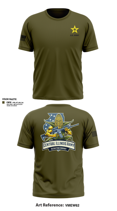 Central Illinois Company 28481614 Short Sleeve Performance Shirt - 101