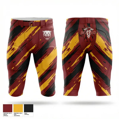 Florin Panthers 50386693 Integrated Football Pants - 1