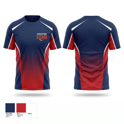 Houston 108 Baseball Short Sleeve Performance Shirt - 1