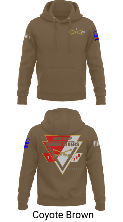 A Troop, 1st squadron-299th Calvary Regiment 70291790 Hoodie - 18