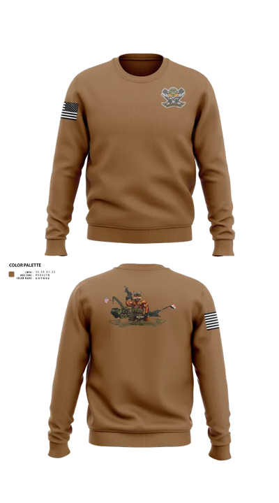 3-6 Fox Co. 82938446 Crew Neck Sweatshirt - 21