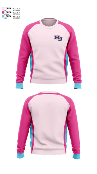 Crew Neck Sweatshirt, Hardin Jefferson Lady Hawks, Women's Volleyball, Teamtime, Team time, sublimation, custom sports apparel, team uniforms, spirit wear, spiritwear, sports uniforms, custom shirts, team store, custom team store, fundraiser sports, apparel fundraiser