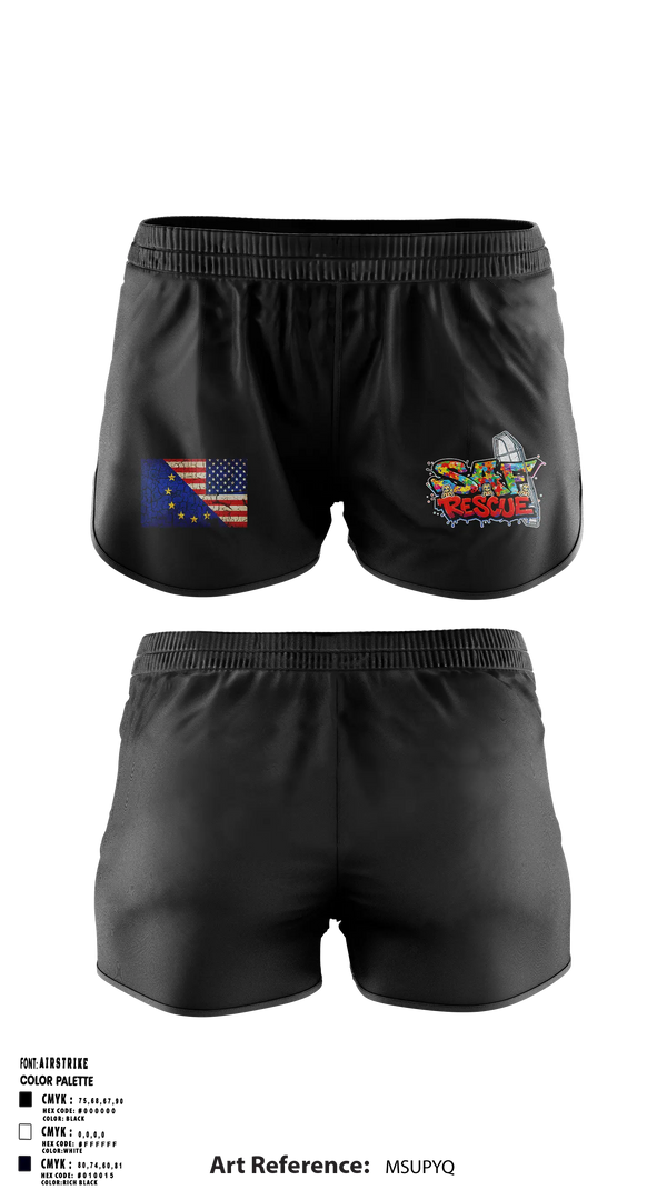Ranger Panties, VooDoo RESCUE, Fire Department, Teamtime, Team time, sublimation, custom sports apparel, team uniforms, spirit wear, spiritwear, sports uniforms, custom shirts, team store, custom team store, fundraiser sports, apparel fundraiser