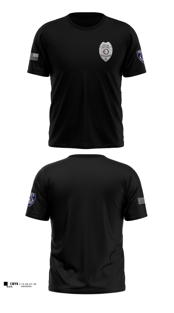 GREENWOOD POLICE DEPARTMENT Short Sleeve Performance Shirt - 100