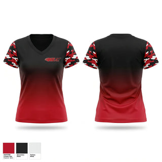 Womens Short Sleeve Vneck Shirt, HEAT, Softball, Teamtime, Team time, sublimation, custom sports apparel, team uniforms, spirit wear, spiritwear, sports uniforms, custom shirts, team store, custom team store, fundraiser sports, apparel fundraiser