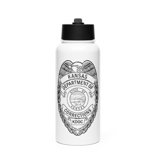 KDOC 70692063 Stainless Steel Water Bottle with a Straw Lid
