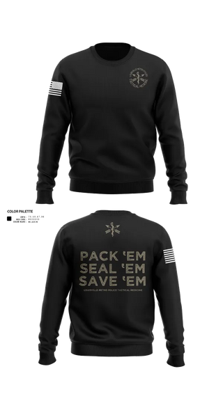 Crew Neck Sweatshirt, LMPD HSO TRT, Police, Teamtime, Team time, sublimation, custom sports apparel, team uniforms, spirit wear, spiritwear, sports uniforms, custom shirts, team store, custom team store, fundraiser sports, apparel fundraiser