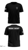 Brooke County Sheriff’s Office 89315803 Old School Cotton Feel Shirt - 100