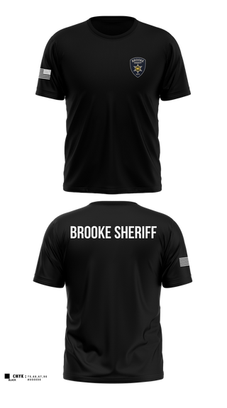 Old School Cotton Feel Shirt, Brooke County Sheriff’s Office, , Teamtime, Team time, sublimation, custom sports apparel, team uniforms, spirit wear, spiritwear, sports uniforms, custom shirts, team store, custom team store, fundraiser sports, apparel fundraiser