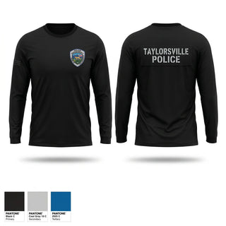 Long Sleeve Performance Shirt, TAYLORSVILLE POLICE, Police, Teamtime, Team time, sublimation, custom sports apparel, team uniforms, spirit wear, spiritwear, sports uniforms, custom shirts, team store, custom team store, fundraiser sports, apparel fundraiser