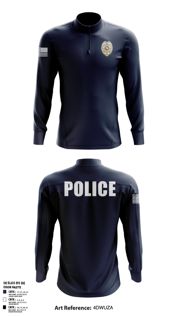 Quarter Zip Jacket, North Branch Police Dept., , Teamtime, Team time, sublimation, custom sports apparel, team uniforms, spirit wear, spiritwear, sports uniforms, custom shirts, team store, custom team store, fundraiser sports, apparel fundraiser