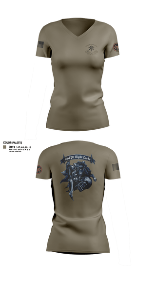 Womens Short Sleeve Vneck Shirt, C Co 1-182 2nd PLT, Army, Teamtime, Team time, sublimation, custom sports apparel, team uniforms, spirit wear, spiritwear, sports uniforms, custom shirts, team store, custom team store, fundraiser sports, apparel fundraiser
