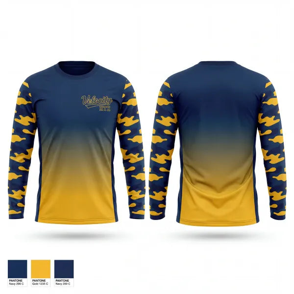 Long Sleeve Performance Shirt, Velocity HTX, Softball, Teamtime, Team time, sublimation, custom sports apparel, team uniforms, spirit wear, spiritwear, sports uniforms, custom shirts, team store, custom team store, fundraiser sports, apparel fundraiser