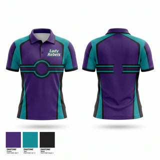 Short Sleeve Performance Polo, Lady Rebels, Softball, Teamtime, Team time, sublimation, custom sports apparel, team uniforms, spirit wear, spiritwear, sports uniforms, custom shirts, team store, custom team store, fundraiser sports, apparel fundraiser