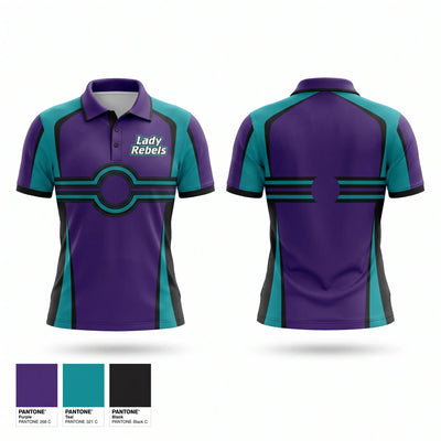 Lady Rebels Short Sleeve Performance Polo - 1