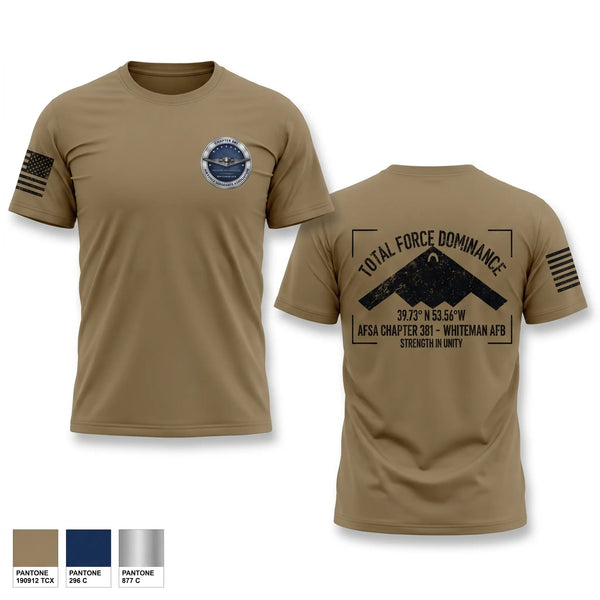 Old School Cotton Feel Shirt, AFSA CHAPTER 881, Air Force, Teamtime, Team time, sublimation, custom sports apparel, team uniforms, spirit wear, spiritwear, sports uniforms, custom shirts, team store, custom team store, fundraiser sports, apparel fundraiser