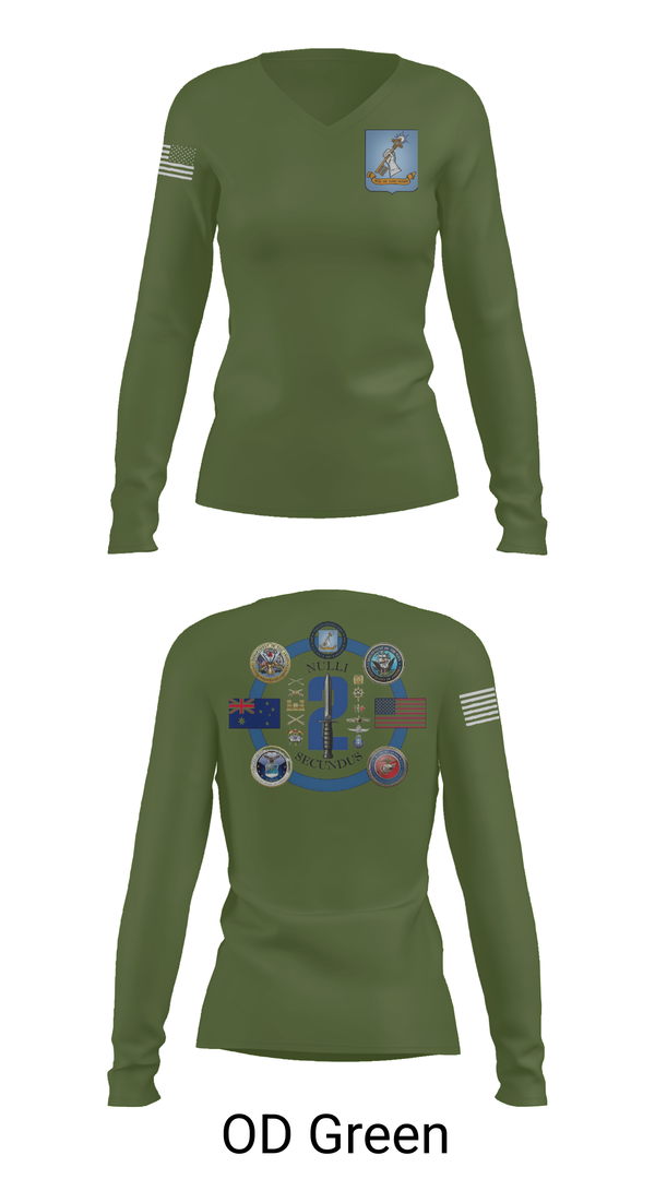 Womens Long Sleeve Vneck Shirt, AMSP Sem 2, , Teamtime, Team time, sublimation, custom sports apparel, team uniforms, spirit wear, spiritwear, sports uniforms, custom shirts, team store, custom team store, fundraiser sports, apparel fundraiser